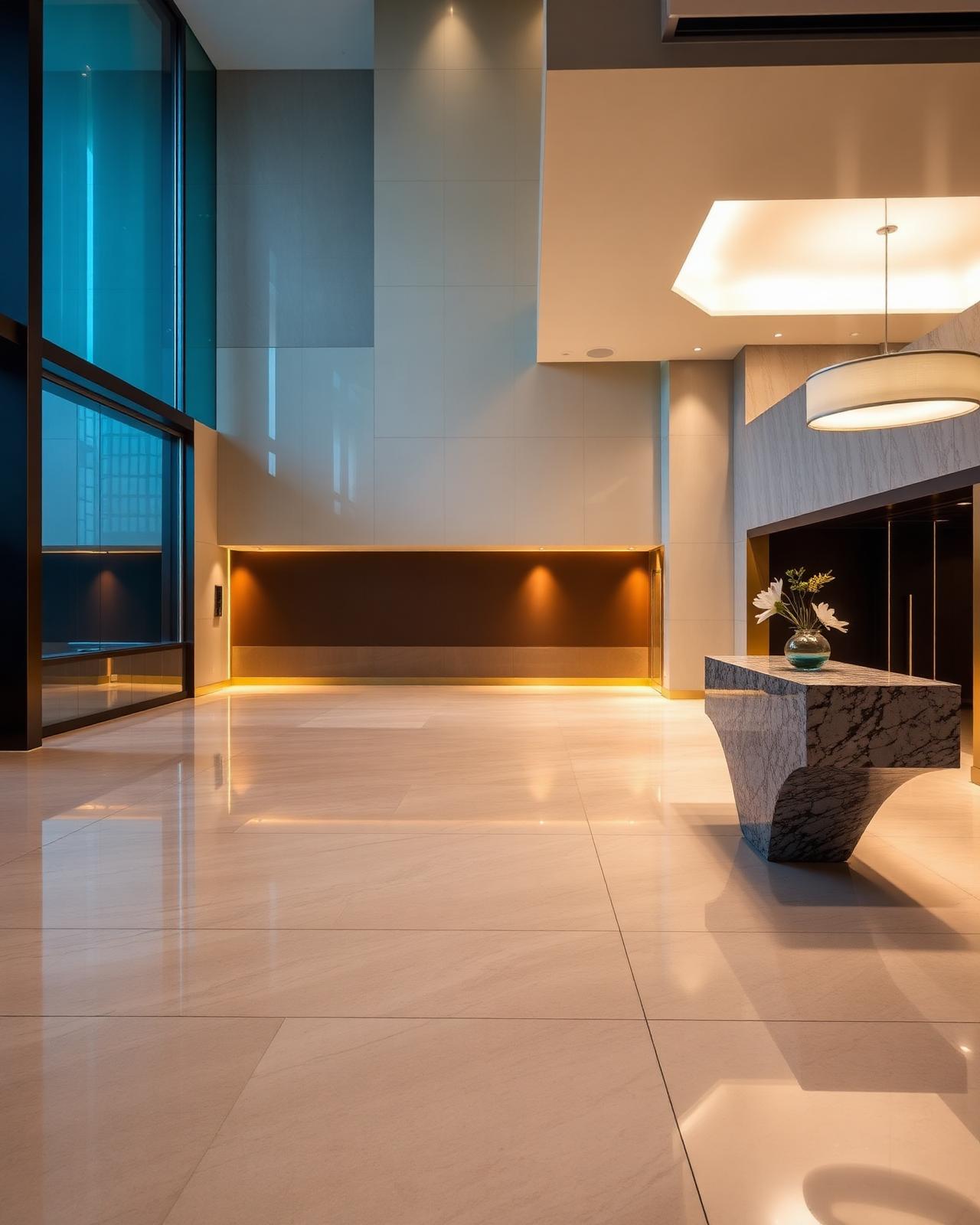 Commercial finished with premium surfaces