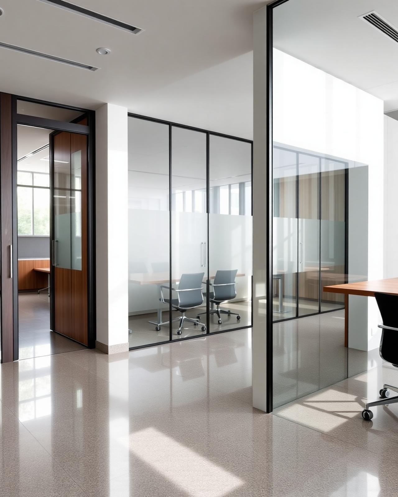 Office finished with premium surfaces