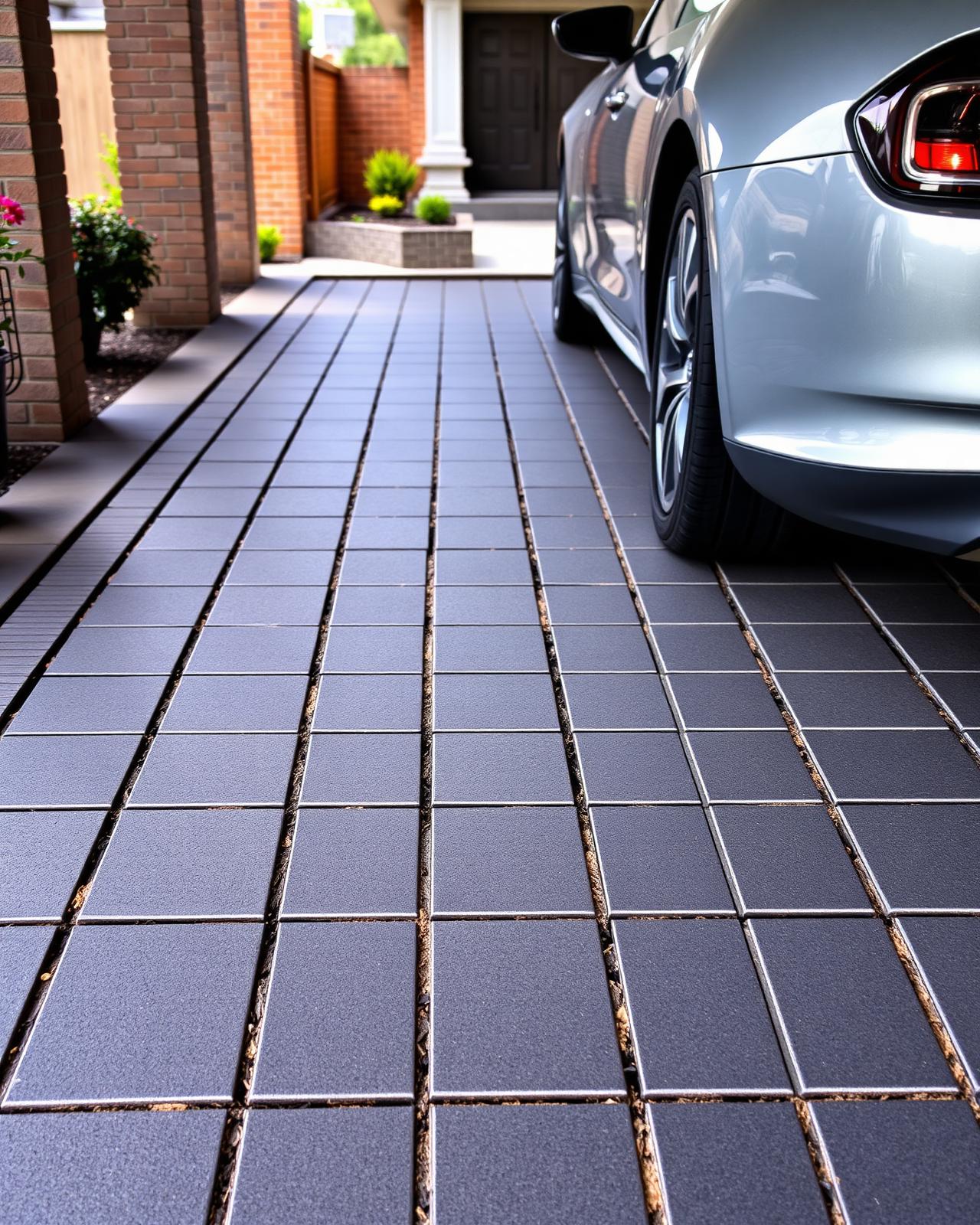 Parking finished with premium surfaces